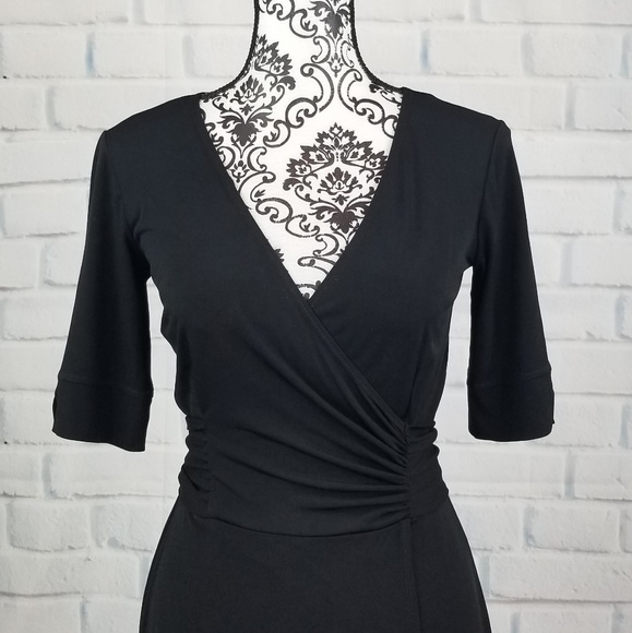 Morgan mefeeters sz 6 stretch knit dress - Picture 2 of 8